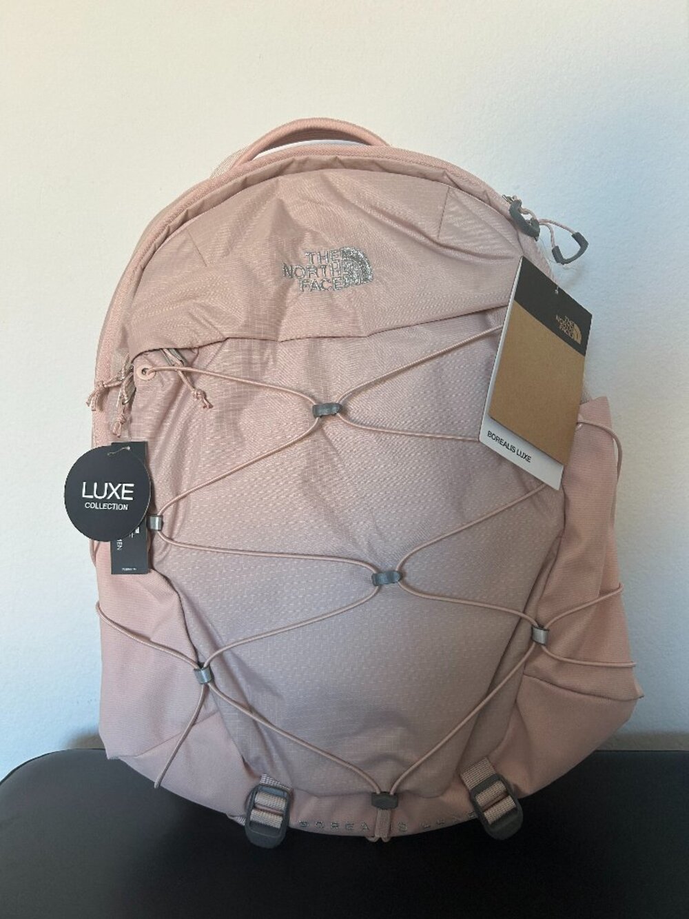 THE NORTH FACE WOMEN'S BOREALIS LUXE BACKPACK PINK MOSS/SILV